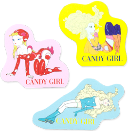 CANDY GIRL ダイカットメモ