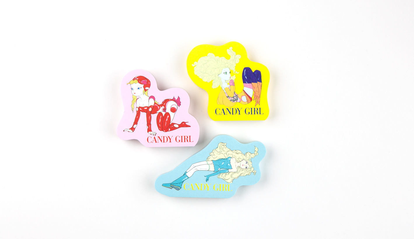 CANDY GIRL ダイカットメモ